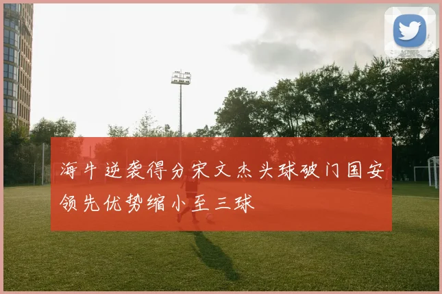 海牛逆袭得分宋文杰头球破门国安领先优势缩小至三球